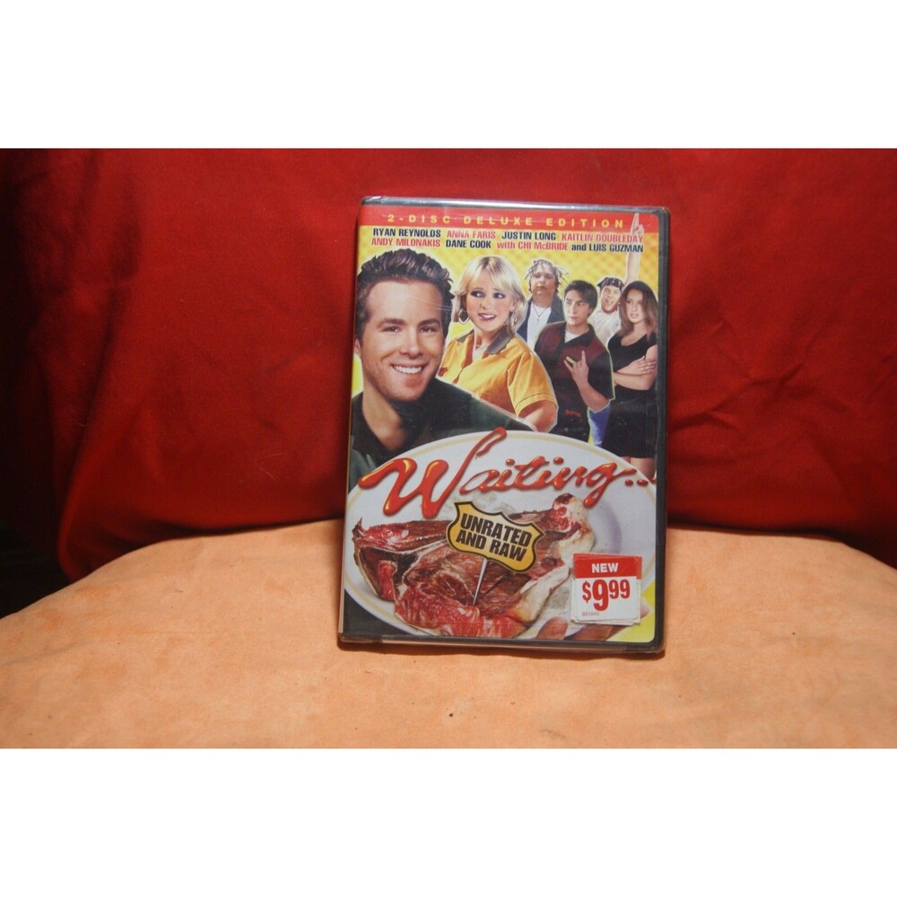 Waiting... (DVD, 2006, 2-Disc Set, Unrated & Raw, WS Ryan Reynolds) NEW Comedy!!